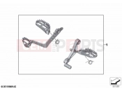 BMW Motorrad BMW 2023 F models F 850 GS (0B09, 0B19) Set Enduro footrests & pedals 2