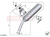 BMW Motorrad BMW 2023 F models F 850 GS (0B09, 0B19) Rear silencer 2