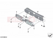 BMW Motorrad BMW 2023 F models F 850 GS (0B09, 0B19) Flashing beacons Sputnik rear 2