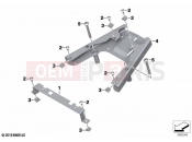 BMW Motorrad BMW 2021 F models F 850 GS (0B09, 0B19) Holder, radio equipment box 2