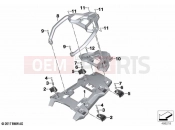 BMW Motorrad BMW 2021 F models F 850 GS (0B29) Luggage grid | Luggage grid
