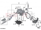 BMW Motorrad BMW 2021 F models F 850 GS (0B29) Oil pump with strainer and drive