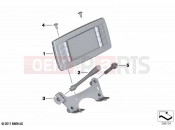 BMW Motorrad BMW 2021 F models F 850 GS (0B29) Control panel, radio / microphone