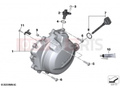 BMW Motorrad BMW 2020 F models F 850 GS (0B29) Engine housing cover, left | Engine housing cover, left