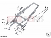 BMW Motorrad BMW 2023 F models F 850 GS (0B39) Rear frame | Rear frame