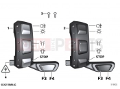BMW Motorrad BMW 2023 F models F 850 GS (0B39) Additional switch special vehicle right 2 | Additional switch special vehicle right 2