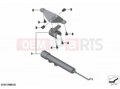 BMW Motorrad BMW 2023 F models F 850 GS (0B39) Microphone, voice announcement system | Microphone, voice announcement system