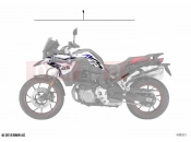 BMW Motorrad BMW 2021 F models F 850 GS (0B39) Sticker set | Sticker set