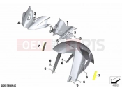BMW Motorrad BMW 2020 F models F 850 GS (0B39) Front-wheel cover | Front-wheel cover