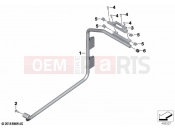 BMW Motorrad BMW 2020 F models F 850 GS (0B39) U-bolt rear right | U-bolt rear right