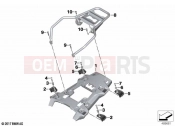 BMW Motorrad BMW 2021 F models F 850 GS Adv. (0K04) Luggage grid | Luggage grid
