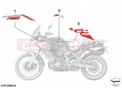 BMW Motorrad BMW 2021 F models F 850 GS Adv. (0K04) Stick-on label 2 | Stick-on label 2