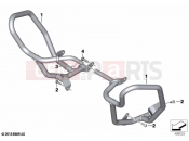 BMW Motorrad BMW 2021 F models F 850 GS Adv. (0K04) Engine protection bar | Engine protection bar