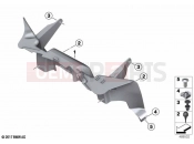 BMW Motorrad BMW 2021 F models F 850 GS Adve. (0K00) Exhaust air duct