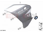 BMW Motorrad BMW 2021 F models F 850 GS Adve. (0K01, 0K03) Radiator trim | Radiator trim