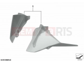 BMW Motorrad BMW 2021 F models F 850 GS Adve. (0K01, 0K03) Wind deflector tinted | Wind deflector tinted