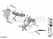 BMW Motorrad BMW 2021 F models F 850 GS Adve. (0K01, 0K03) Wind deflector 2
