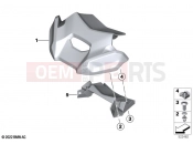 BMW Motorrad BMW 2021 F models F 850 GS Adve. (0K01, 0K03) Mudguard 2