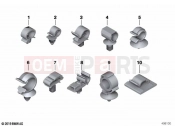 BMW Motorrad BMW 2021 F models F 900 R (0K11, 0K13) Tubing support | Tubing support