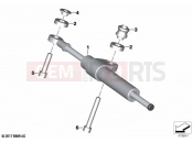 BMW Motorrad BMW 2021 F models F 900 R (0K11, 0K13) Steering damper | Steering damper