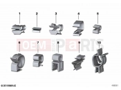 BMW Motorrad BMW 2021 F models F 900 R (0K11, 0K13) Retaining clips, cable clip | Retaining clips, cable clip