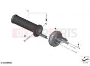 BMW Motorrad BMW 2023 F models F 900 R A2 (0K31) Grip left / Multi-Controller | Grip left / Multi-Controller
