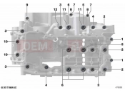 BMW Motorrad BMW 2023 F models F 900 R A2 (0K31) Screw connection, crankcase | Screw connection, crankcase