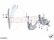 BMW MOTORRAD F 900 R A2 (0K31) Windscreen, high | Windscreen, high
