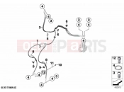 BMW Motorrad BMW 2023 F models F 900 XR (0K21, 0K23) Brake lines, front | Brake lines, front