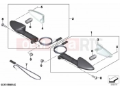 BMW Motorrad BMW 2020 F models F 900 XR (0K21, 0K23) Turn indicators, rear | Turn indicators, rear