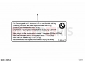 BMW Motorrad BMW 2020 F models F 900 XR A2 (0K41) Instruction notice, Payload | Instruction notice, Payload
