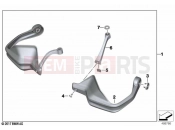 BMW Motorrad BMW 2020 F models F 900 XR A2 (0K41) Hand protector 2 | Hand protector 2