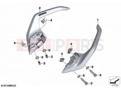 BMW Motorrad BMW 2020 G models G 310 R (0G21) Handle rear | Handle rear