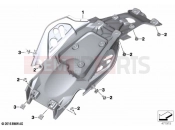 BMW Motorrad BMW 2020 G models G 310 R (0G21) Tail bottom section | Tail bottom section
