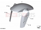 BMW Motorrad BMW 2020 G models G 310 R (0G21) Front-wheel cover blank | Front-wheel cover blank