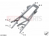 BMW Motorrad BMW 2020 G models G 310 R (0G21) Rear frame | Rear frame