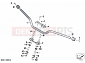 BMW Motorrad BMW 2020 G models G 310 R (0G21) Handlebar | Handlebar