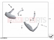 BMW Motorrad BMW 2020 G models G 310 R (0G21) Hand protector | Hand protector