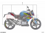 BMW Motorrad BMW 2020 G models G 310 R (0G21) Sticker set 2 | Sticker set 2