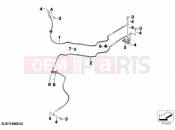 BMW Motorrad BMW 2020 G models G 310 R (0G21) Brake lines, front | Brake lines, front