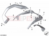 BMW Motorrad BMW 2021 K models K 1600 Bagger (0F51, 0F53) Tail trim | Tail trim
