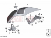 BMW Motorrad BMW 2021 K models K 1600 Bagger (0F51, 0F53) Covers rear speaker | Covers rear speaker
