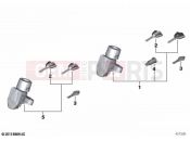 BMW Motorrad BMW 2021 K models K 1600 Bagger (0F51, 0F53) Single key locking system EWS 4 | Single key locking system EWS 4