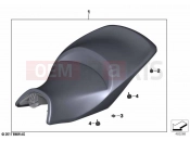 BMW Motorrad BMW 2021 K models K 1600 Bagger (0F51, 0F53) Seat bench, high | Seat bench, high