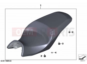 BMW Motorrad BMW 2021 K models K 1600 Bagger (0F51, 0F53) Seat bench, low | Seat bench, low