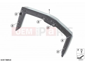 BMW Motorrad BMW 2021 K models K 1600 Bagger (0F51, 0F53) Rear light, topcase | Rear light, topcase