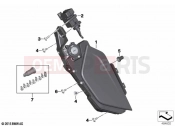BMW Motorrad BMW 2022 K models K 1600 Bagger 22 (0F61, 0F63) Storage compartment, left | Storage compartment, left