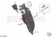 BMW Motorrad BMW 2022 K models K 1600 Bagger 22 (0F61, 0F63) Storage compartment, audio system