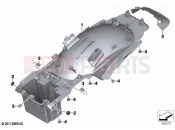 BMW Motorrad BMW 2022 K models K 1600 Bagger 22 (0F61, 0F63) Rear carrier part