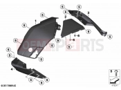 BMW Motorrad BMW 2022 K models K 1600 Bagger 22 (0F61, 0F63) Trim panels case floor
